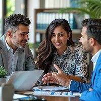 Équipe de conseillers financiers